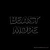 Beast Mode Motivational Silicone Bracelet, debossed