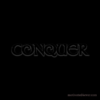 Conquer Motivational Silicone Bracelet, black