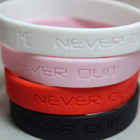 never quit motivational bracelets