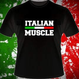 Italian Muscle T-shirt, black