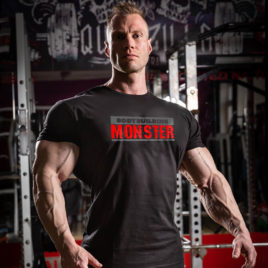 BODYBUILDING MONSTER T-shirt, black