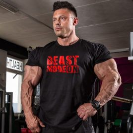 BEAST MODE ON T-shirt, black