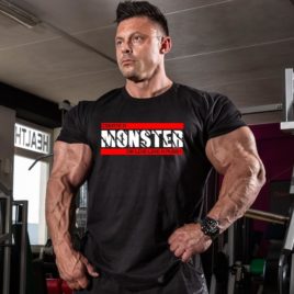 CREATE A MONSTER T-shirt, white print