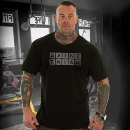 GAINZ T-shirt, black