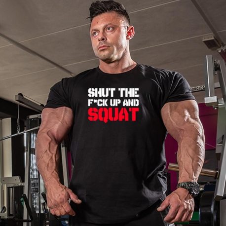 shut the fuck up and squat t-shirt 900
