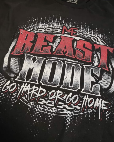 M4E BEAST MODE T-shirt, black