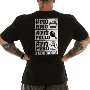 PIU RISO PIU POLLO PIU PESO T-shirt, silver