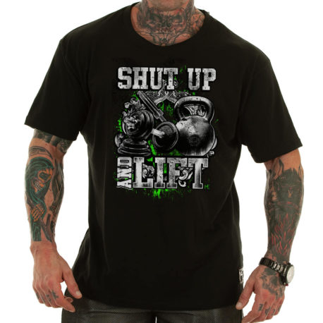 Shut up and lift m4e t-shirt