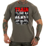 M4E TRAIN LIKE A BEAST T-shirt, grey