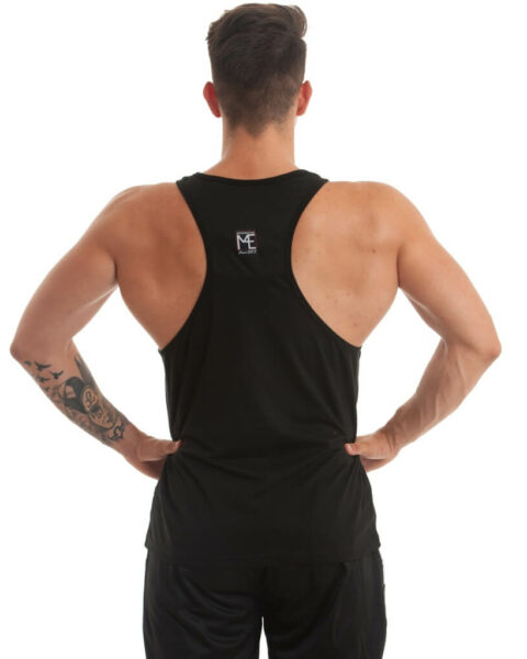 M4E BEAST MODE Stringer tank top, black