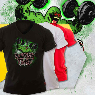 MNX Bulking Time V neck T-shirt