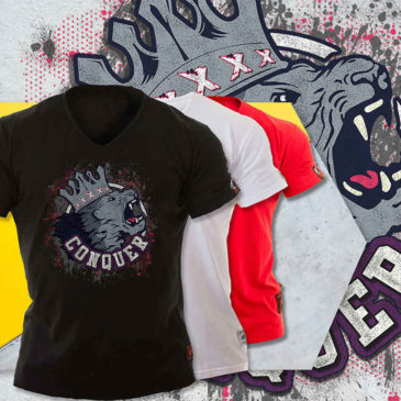 MNX Conquer V neck T-shirt