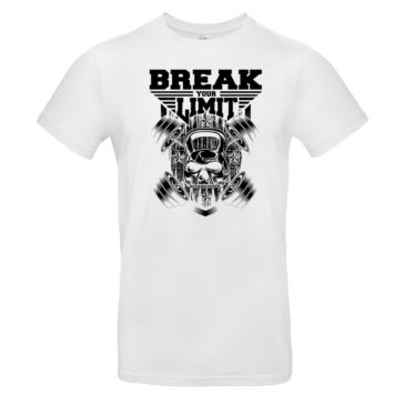T-shirt BREAK YOUR LIMIT, white