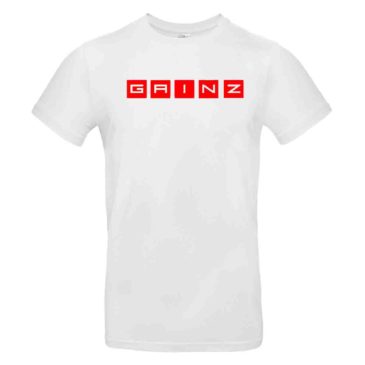 T-shirt GAINZ, white