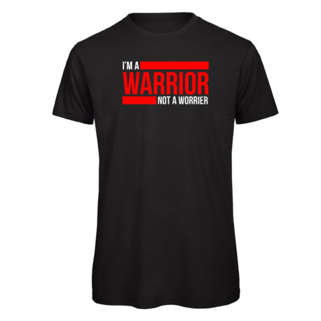 M4E black t-shirt, Im a warrior