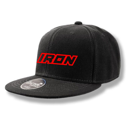 Snap back black -Iron (Red)