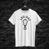 T-shirt LEG DAY, white - Image 2