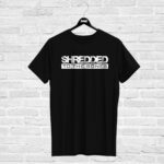 T-shirt SHREDDED TO THE BONES, black