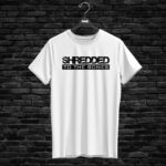 T-shirt SHREDDED TO THE BONES, white