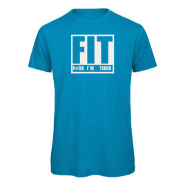T-shirt FIT (F#CK I’M TIRED), blue