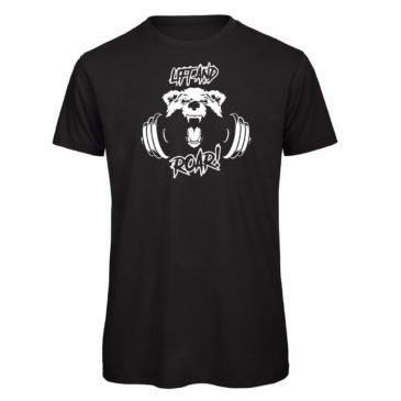 T-shirt LIFT AND ROAR, black