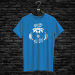 T-shirt LIFT AND ROAR, blue