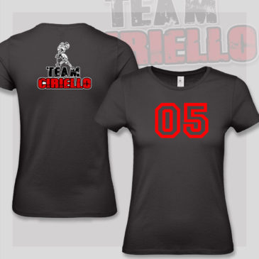 Women’s T-shirt TEAM CIRIELLO, black