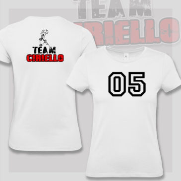 Women’s T-shirt TEAM CIRIELLO, white