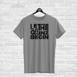 T-shirt LET THE GAINZ BEGIN, grey