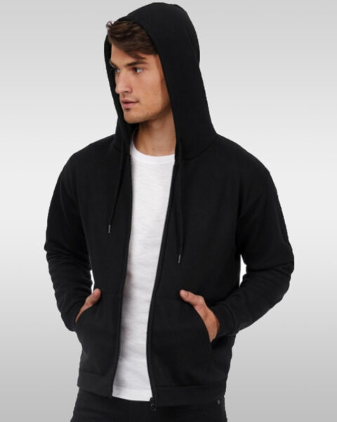 Hooded Full Zip Sweat THE GUNS CLUB, black