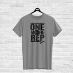 T-shirt ONE MORE REP, grey