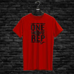T-shirt ONE MORE REP, red