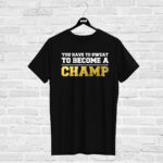 T-shirt CHAMP, black